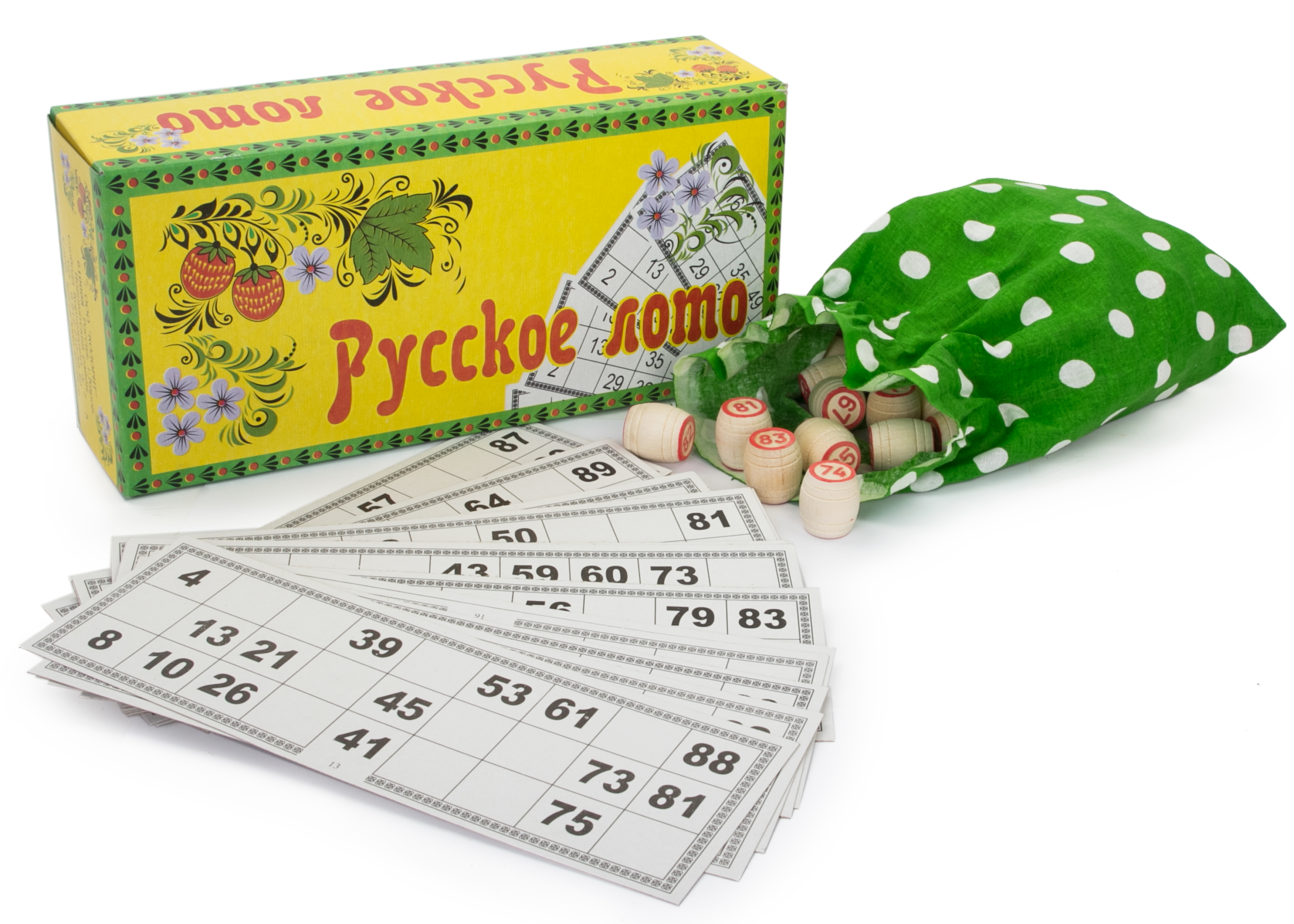 Brettspiel "Russkoe Lotto" / "Русское лото" дерево | Geschenkartikel ...